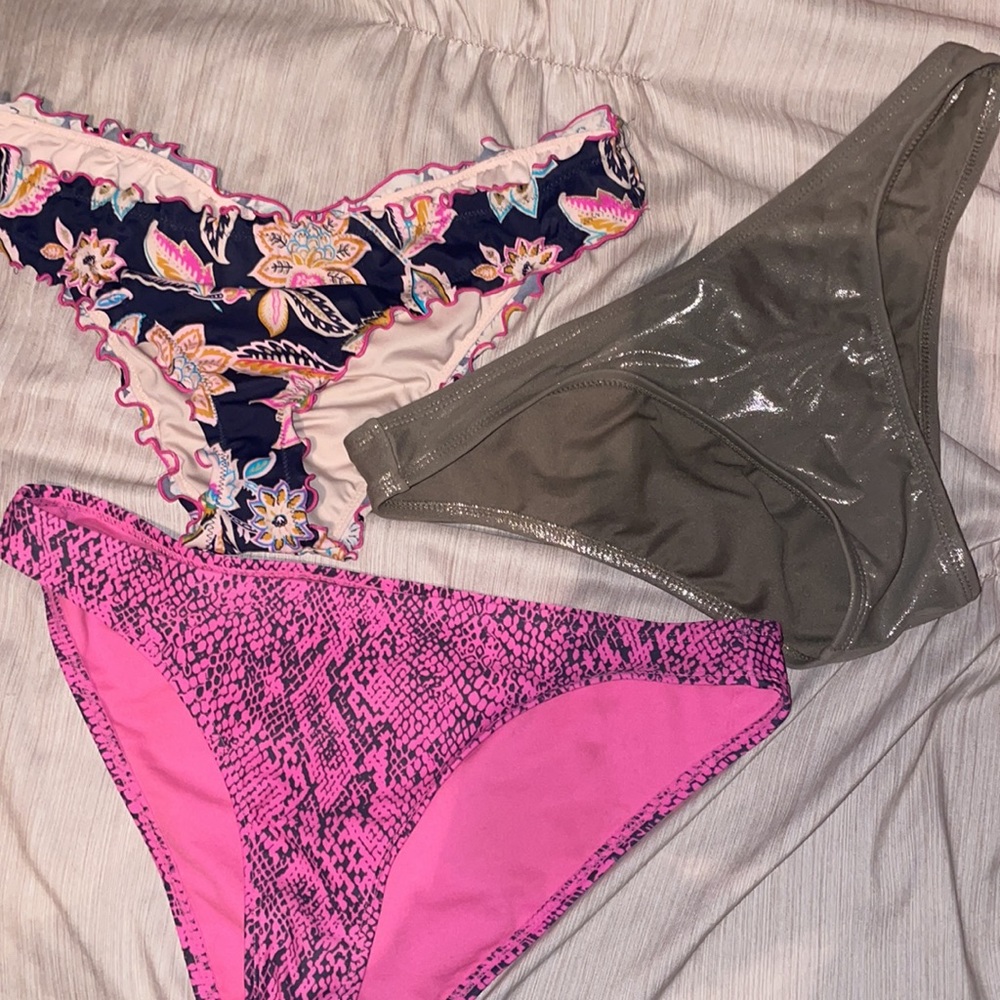 3 bathing suit bottoms